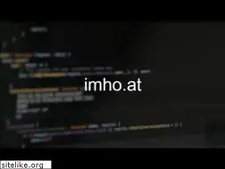 Sites similar to imho.at