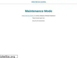 Sites similar to imisstheoldschool.com