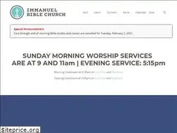 Sites similar to immanuelbible.church