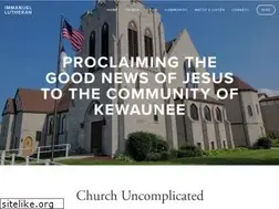 Sites similar to immanuellutherankewaunee.org