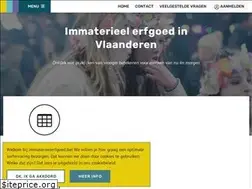 Sites similar to immaterieelerfgoed.be