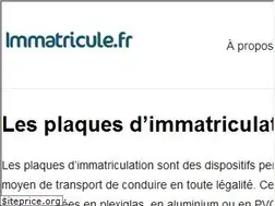 Sites similar to immatricule.fr