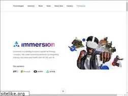 Sites similar to immersion.pl