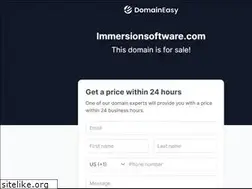 Sites similar to immersionsoftware.com