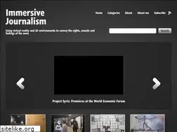 Sites similar to immersivejournalism.com