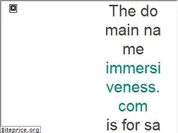 Sites similar to immersiveness.com