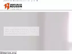 Sites similar to immeublesroussin.com
