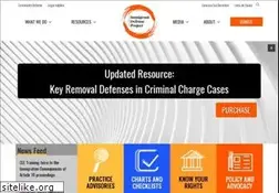 Sites similar to immigrantdefenseproject.org