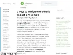 Sites similar to immigratetocanada.co