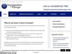 Sites similar to immigrationintoeurope.com