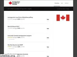 Sites similar to immigrationlawyersincanada.com
