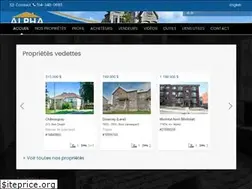 Sites similar to immo-alpha.com