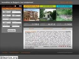 Sites similar to immobilierbulgarie.fr