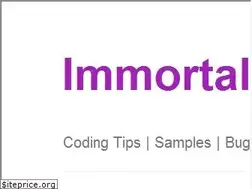 Sites similar to immortalcoder.blogspot.com