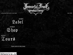 Sites similar to immortalfrostproductions.com
