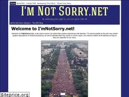 Sites similar to imnotsorry.net