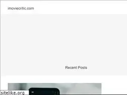 Sites similar to imoviecritic.com