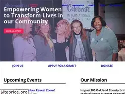 Sites similar to impact100oaklandcounty.org