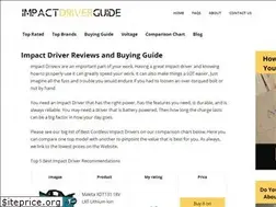 Sites similar to impactdriverguide.com