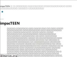 Sites similar to impacteen.org