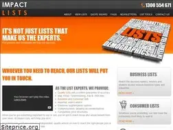 Sites similar to impactlists.com.au