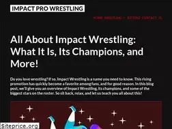 Sites similar to impactprowrestling.com