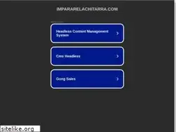 Sites similar to impararelachitarra.com