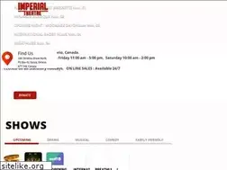 Sites similar to imperialtheatre.net