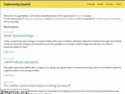 Sites similar to implementingquantlib.com
