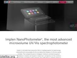 Sites similar to implen.de