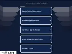 Sites similar to import-export-made-easy.com