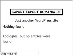 Sites similar to import-export-romania.de
