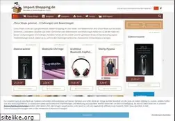 Sites similar to import-shopping.de