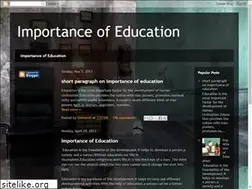 Sites similar to importanceofeducationrahulshakya.blogspot.com