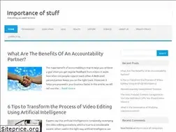 Sites similar to importanceofstuff.com