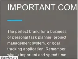 Sites similar to important.com
