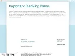 Sites similar to importantbankingnews.blogspot.com