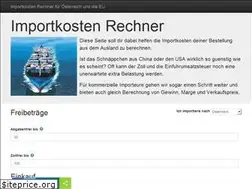 Sites similar to importkostenrechner.at