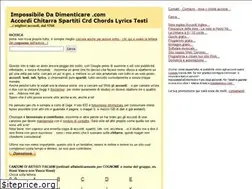 Sites similar to impossibiledadimenticare.com
