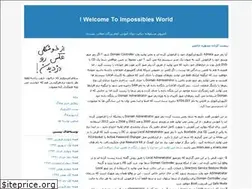 Sites similar to impossibles.blogfa.com
