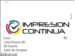 Sites similar to impresioncontinua.es
