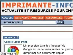 Sites similar to imprimante-info.com