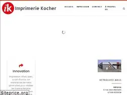 Sites similar to imprimeriekocher.com