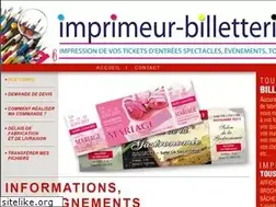Sites similar to imprimeur-billetterie.fr