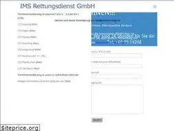 Sites similar to ims-rettungsdienst.de