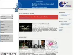 Sites similar to imtek.de