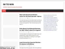 Sites similar to imtowin.com
