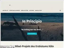 Sites similar to in-principio.de