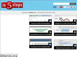 Sites similar to in5stepstutorials.com