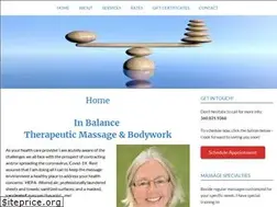Sites similar to inbalancebodywork.com